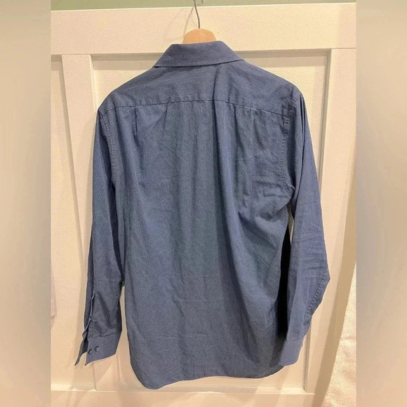 Men’s Michael Kors Dress Shirt Blue - Picture 3 of 3